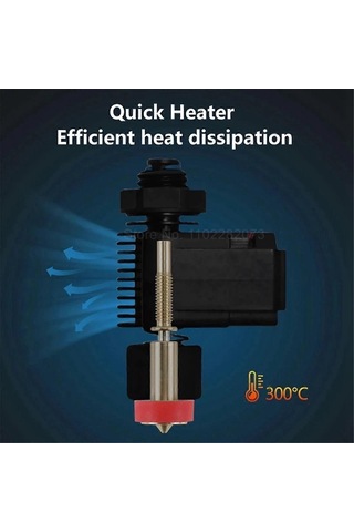 Hotend Ekstruder 0.25mm 0.4mm 0.6mm 0.8mm 3d Yazıcı Entegre Nozullar Pirinç Nozul 0.25mm