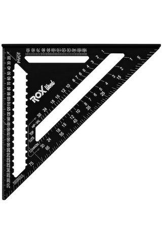 Rox Wood 0089 Alüminyum Üçgen Marangoz Gönye 305 X 430 Mm