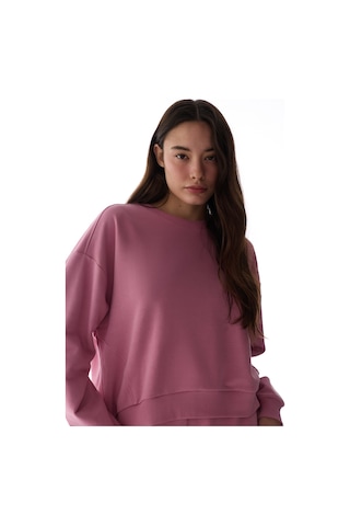 Penti Gül Pembesi Dikiş Detaylı Active Sweatshirt