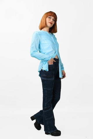 Kadın Kargo Cep Kot Pantolon 001