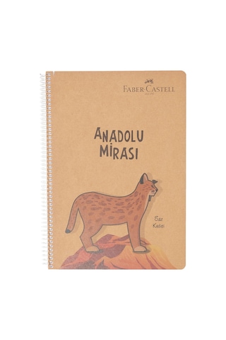 Anadolu Mirası Spiralli Defter, A4, 100 Yaprak, 70g Kağıt, Çizgili, 500 Mikron Pp Kapak, Pet Spiralli, Asorti Renkle Çok Renkli