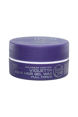 Red One Aqua Hair Gel Maximum Control Wax Mor 150 ML