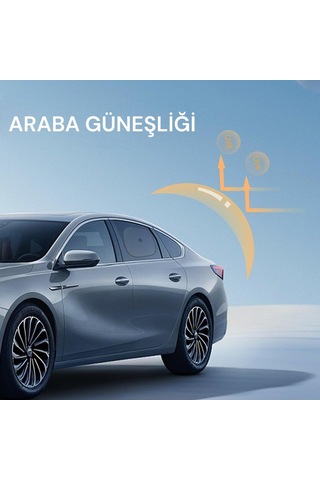 Oto Yan Cam Perdesi, Araba Ön Cam Perdesi, Otomobil Yan Cam Güneşliği,oto Güneşlik Perde 2 Adet Diğer