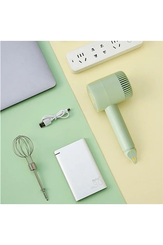 Ulzyvf Yumurta Ve Pişirme Otomatik Mini Mikser Krem Krem Kek Kablosuz Hamur Ev Elektrikli Elektrikli El Çırpıcı Çırpıcı Çırpıcı Çırpıcı Beyaz Beyaz Bw Beyaz