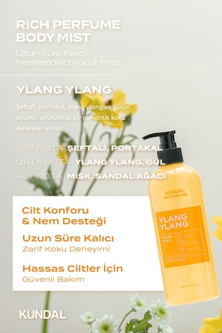 Kundal Rich Perfume Body Wash Ylang Egzotik 500 ML