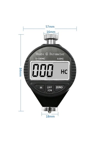 Pazly Elektronik Dijital Sertlik Ölçer, 0-100 Ha A Model, Plastik/kauçuk/silikon Diğer