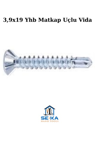 3,9x19 Yhb Matkap Uçlu Vida-1.9 Cm Akıllı Vida 400 Adet 3.9 x 19 MM