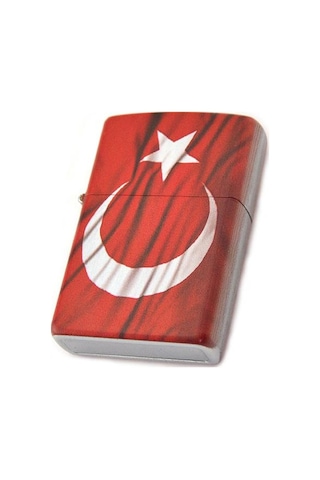 Ay Yıldız Dalgalı Bayraklı Benzinli Çakmak