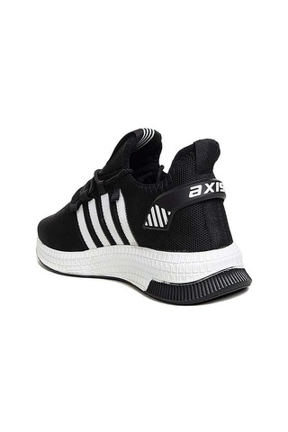 Celira Axs Siyah Beyaz Triko Erkek Sneaker Spor Ayakkabı Siyah