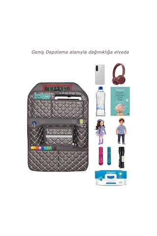 Bod Deri Kapitone Düzenleyici Cunda Serisi Siyah-Beyaz