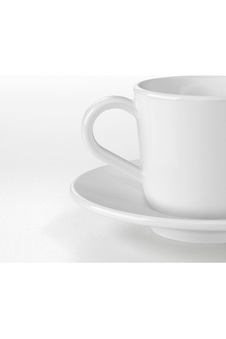 Türk Kahvesi Fincanı, Beyaz, 6 Cl Beyaz