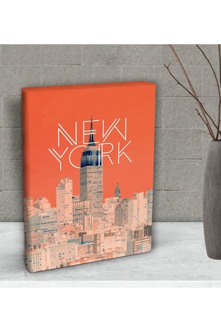 Bk Gift New York Tasarımlı Dekoratif Mini Kanvas Tablo 15X20Cm-1 (506660964)