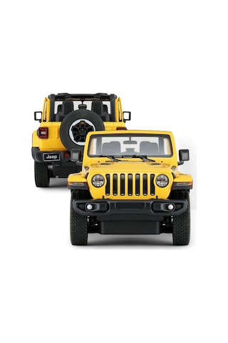 1:14 Uzaktan Kumandalı Araba Jeep Wrangler Rubicon Man Kapı Açıla Sarı