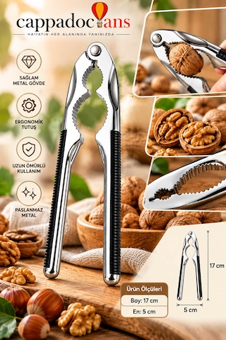 Ceviz Ve Fındık Kıracağı, Kuruyemiş Kıracağı, Kabuklu Yemiş, Ceviz Kıracağı, Fındık Kıracağı Vb. Metal, Dayanıklı, Ev Tipi Kullanım Diğer