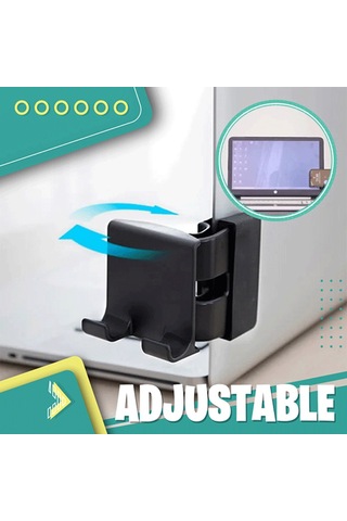 Dizüstü Bilgisayar Yan Telefon Tutucu Dizüstü Bilgisayar Yan Montaj Braketi Telefon Stand Tutucu Dizüstü Bilgisayar Ekran Pc Monitörü Çok Renkli