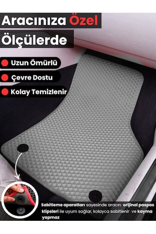 Honda-civic-fd6-sedan- 2006-2011 İçin Eva Ful Paspas Takımı Metal Topukluk Hariç -255