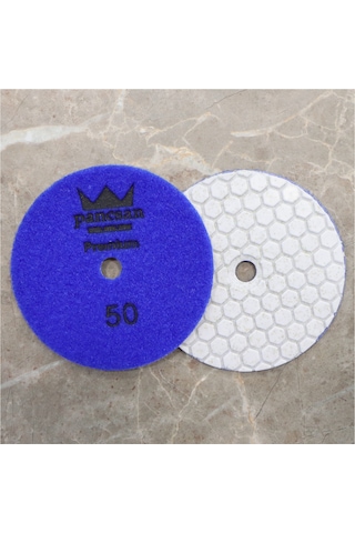 Pancsan - Kuru Esnek 50 Parlatma Ped Leri 100 Mm Elmas Porselen , Granit , Mermer , Çimstone , Seramik