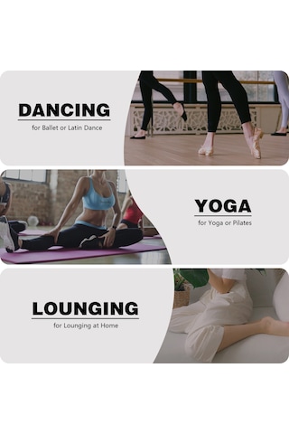 Teltree Yoga Ve Balet İçin Isı Sağlayan 44cm Ribbed Bacak Koruyucu, Açık Ayaklı Ve Topuklu Tasarım, Kadınlar İçin Spor Stili Yeşil Açık Yeşil