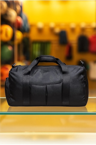 Newfull Sport Ayakkabı Bölmeli Astarlı Seyahat Spor Çantası-orta