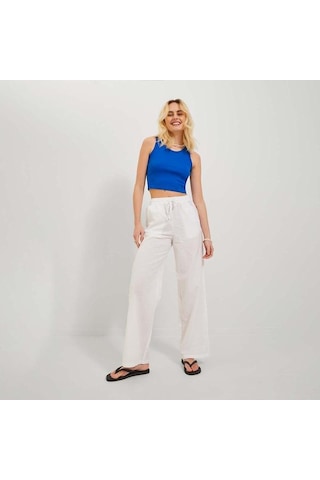 Jjxx Fallon Str Sl Rib Kadın Mavi Atlet