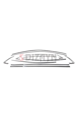 S-Dizayn Renault Clio 5 Krom Cam Çerçevesi 12 Prç. 2019 ve Üzeri