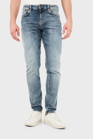 Emporio Armani Pamuklu Slim Fit Dar Paça Kot Pantolon Erkek Kot Pantolon Em006514 Af27789 Mb003 Açık Mavi