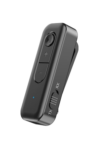 Tenfowee D58 V5.3 Araç İçi Bluetooth Alıcı Verici, Aux Bağlantılı, Usb Girişli, Gürültü Azaltmalı, Şarj Edilebilir Pil İle Siyah