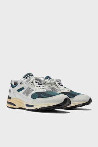 New Balance Deri Karışımlı Sneaker Ayakkabı Erkek Ayakkabı U991to2 Gri-petrol