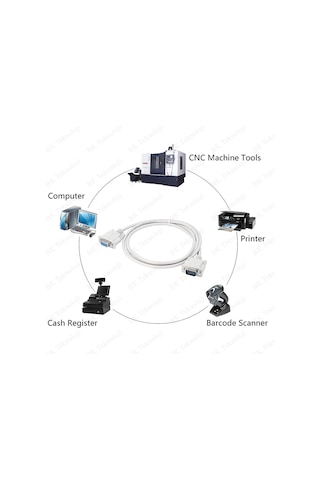 9 Pin Erkek To 9 Pin Dişi Seri Db9 Rs232 Erkek-dişi Dönüştürücü U