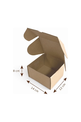 14x12x8 Cm E Dalga E-ticaret Karton Kutu , Kargo Kutusu 50 Adet 50 Adet