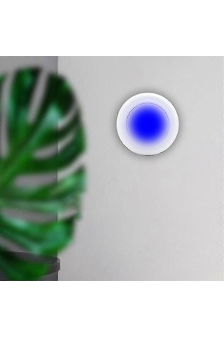 16 Renk Değiştirilebilir Led Disk Aydınlatmalı 6 Adet Gece Lambası Çok Renkli