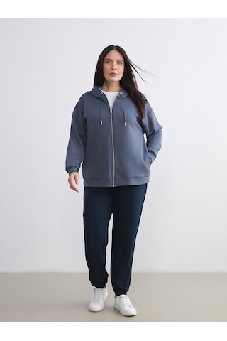 Lcw Everyday Lacivert Beli Lastikli Kadın Jogger Eşofman Altı