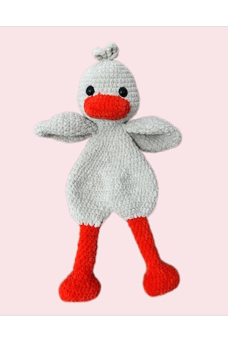 Byehandmade Amigurumi Uyku Arkadaşı Ördek Oyuncak