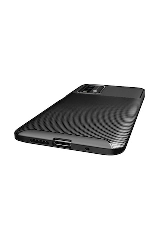 Xiaomi Redmi 9t Kılıf Zore Negro Silikon Kapak Kahverengi