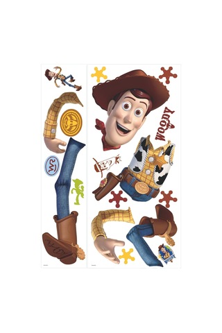 Lexroo Toy Story Duvar Çıkartması/duvar Dövmesi Woody 127 Cm Çok Renkli