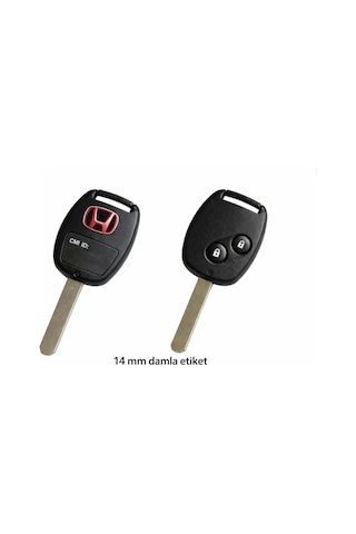 Honda Fd6 Fb7 Fc5 Fe1 Anahtar Logo Amblemi Kumanda Logo Çap 1.4 Cm 14 Mm 2 Adet Kırmızı