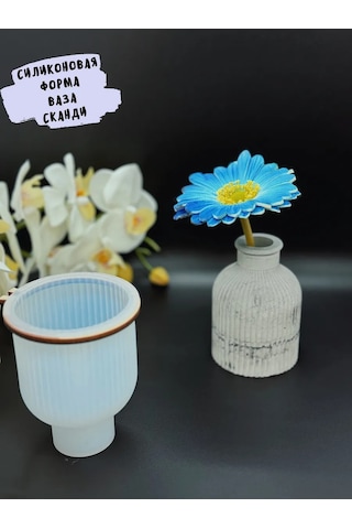 Galinacandles Alçı İçin Skandinavi Mold Silikon Kalıplı Vazo Kalıbı 146320452