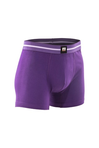 Redzone Pamuk / Lycra Mor Erkek Boxer