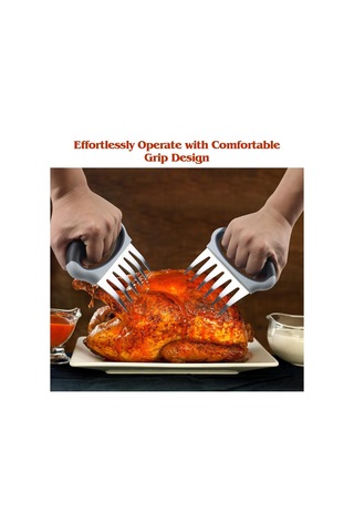 Youmex 2'li Çelik Ayı Pençe Et Shredder - Dışarıdaki Bbq Ve Mutfak İçin Et Parçacı, Tavuk撕扯 Aleti Diğer