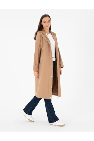 Pierre Cardin Kadın Camel Trençkot 50290318-vr015 Camel