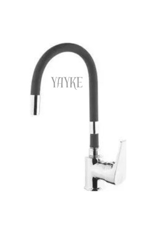 Yayke Gri Renkli Oynar Başlıklı Musluk Batarya Başlığı Kobar