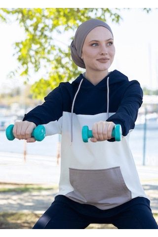Mayovera Sweatshirt Spor Stil Çok Renkli