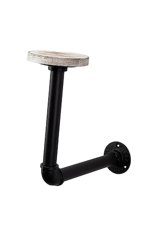 Suntek Şapka Tutucu Duvara Montaj Metal Modern Braketi Gri