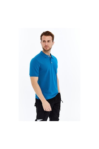 Uniprom Polo Yaka Tişört %100 Pamuk İndigo Erkek İndigo