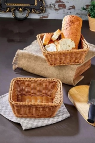 Cooker Yk1448 Ekmek Sepeti 19 Cm Kahverengi