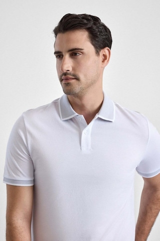 Hipatu Süvari Regular Oxford Polo Yaka Tişört Beyaz