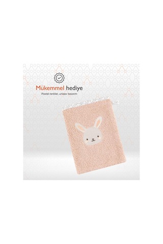 Lexroo Nakışlı Bebek Ve Çocuk Banyo Kesesi Bunny 15x21 Cm