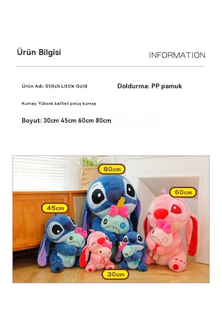 Hug Stitch Peluş Oyuncak Mavi-30cm