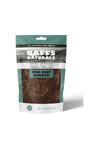 Baffs Naturals Dana Mini Burger Doğal Köpek Ödül Maması 100 G