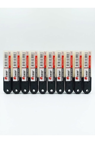 Swar Çelik Maket Bıçağı Yedeği Karbon 18mm